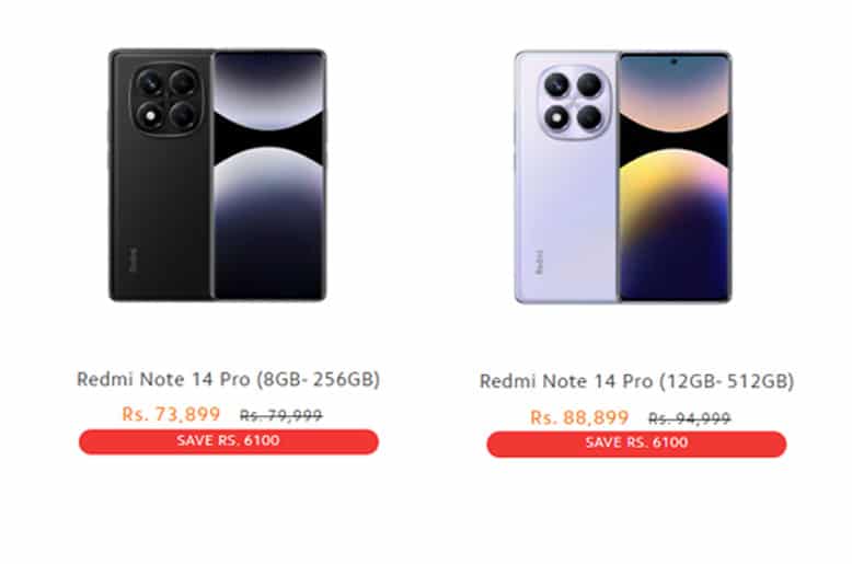 Redmi Note 14 Pro price in Pakistan on Mistore.pk
