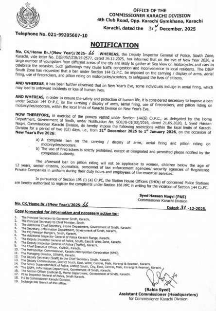 Section 144 imposed in Karachi
